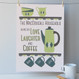 Personalised Coffee Lover's Family Print - 3 cup design - green - unmounted