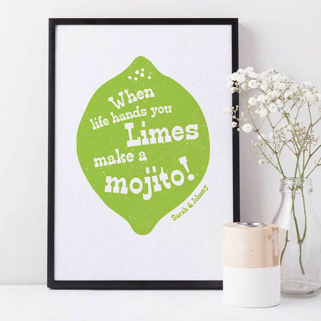 Mojito and Lime Print 