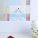 Patchwork Love Print - Personalised Message Section