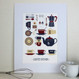 Personalised Graphic Kitchen Print - mounted
