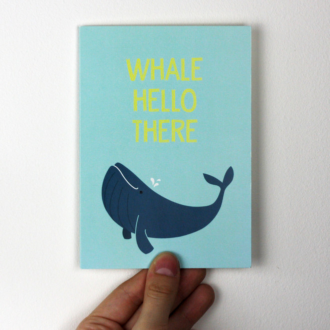 Whale Hello There Greeting Card