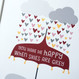 'You Make Me Happy' Personalised Elephant Love Print - detail