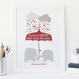 'You Make Me Happy' Personalised Elephant Love Print 