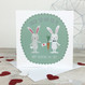 You're The Bun For Me Personalised Valentines Card