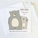Daddy Bear Cute Fathers Day Card by Wink Design 
