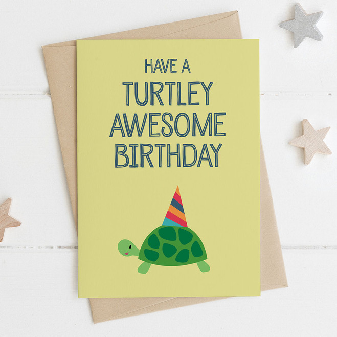 Wink Design - Animal Pun Card - Happy Birthday  - Birthday Card