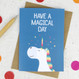 Wink Design - Happy Birthday  - Birthday Card - Unicorn Card