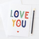 Wink Design - LOVE - I Love You - Love Card, Valentines Card