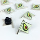 Wink Design Avocado Lovers Enamel Pin Badge