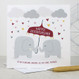 Elephants Anniversary Card by Wink Design 