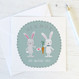 You're the Bun for Me - Personalised Rabbits Anniversary Card by Wink Design 