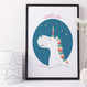 Personalised Unicorn Print by Wink Design 