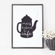 But First Coffee Kitchen print by Wink Design 