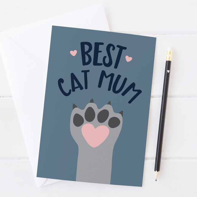 Wink Design Best Cat Mum Card