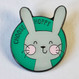 Choose Hoppy - Rabbit Enamel Pin by Wink Design