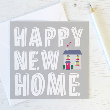 Happy New Home Card by Wink Design 