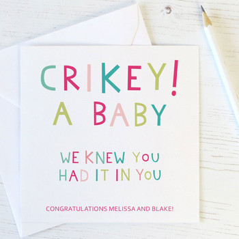 Funny New Baby Congratulations Cards 
