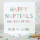 Funny 'Happy Nuptials' Personalised Wedding Card