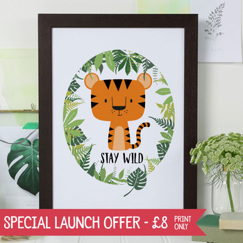 Stay Wild - Tiger Print for Children