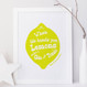 Personalised Gin And Tonic Print 