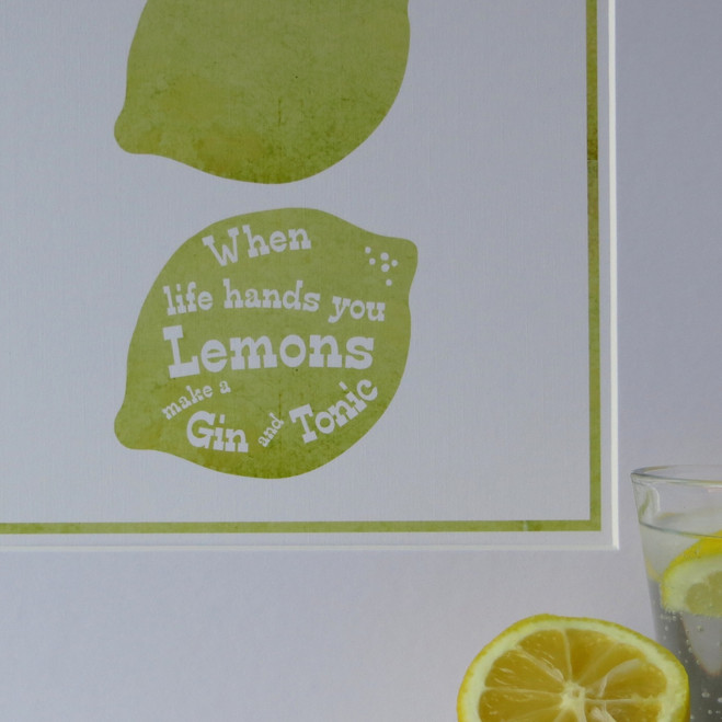Download Personalised Gin and Tonic Print