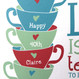 'Life Is Like A Tea Cup' Personalised Print - detail