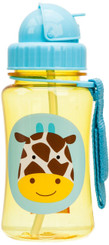 Skiphop Zoo Straw Flip Bottle - Giraffe 12 oz
