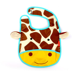 SKIP HOP ZOO tuck-away bibs/GIR