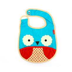 SKIP HOP ZOO tuck-away bibs/OWL