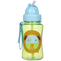 SKIP HOP ZOO straw bottles DOG