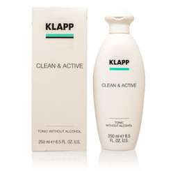 KLAPP/CLEAN & ACTIVE TONIC  WITHOUT ALCOHOL 8.5 OZ (250 ML)