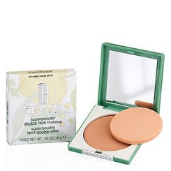 CLINIQUE/SUPER POWDER DOUBLE FACE MAKEUP 04 MATTE HONEY .35 OZ