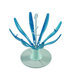 Beaba Egout Bib Pliable Flower - Blue