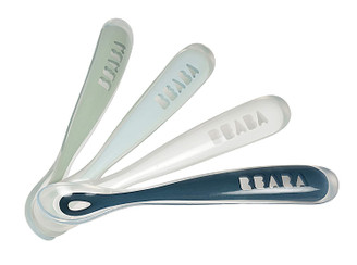 BEABA First Stage Silicone Baby Spoons