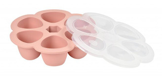 Beaba Multiportion with Cover 5oz Silicone   Rose