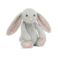JELLYCAT BLOSSOM SILVER BUNNY PLUSH