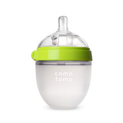 Comotomo Natural Feel Baby Bottle - Single Green 150ml