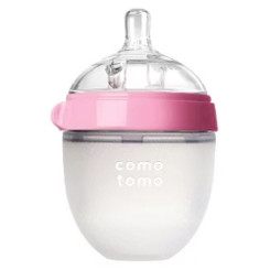 Comotomo Natural Feel Baby Bottle - Single Pink 150ml