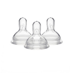 Medela Wide Base Nipples Medium Flow 3pack