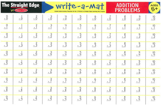 Melissa and Doug Addition Problems Write-a-Mat