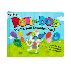 Melissa and Doug Children's Book - Poke-a-Dot: What's Your Favorite Color