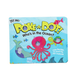 Melissa and Doug Children's Book - Poke-a-Dot: Whos in the Ocean (Board Book with Buttons to Pop)