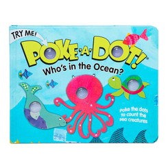 Melissa and Doug Children's Book - Poke-a-Dot: Who's in the Ocean
