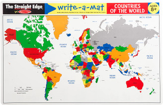 Melissa and Doug Countries of the World Write-a-Mat