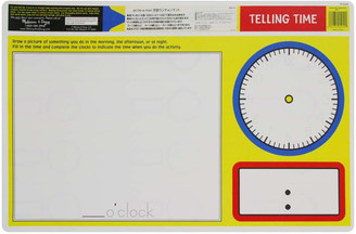 Melissa and Doug Learning Mat- Telling Time