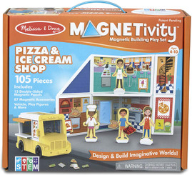 Melissa and Doug Magnetivity - Pizza & Ice Cream Shop