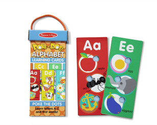 Melissa and Doug Poke A Dot Jumbo Alphabet Learning Cards