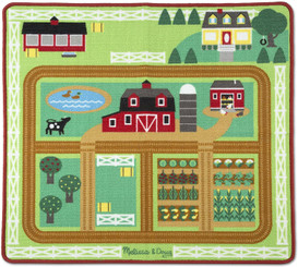 Melissa and Doug Round the Barnyard Farm Rug