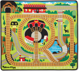 Melissa and Doug Round the Rails Train Rug
