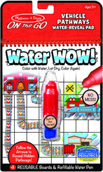 Melissa and Doug Water Wow! Hidden Paths - Vehicles